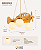 Pendente Infantil Avião Em Madeira Com 3 Globos Foscos Lustre Decorativo Para Quarto De Criança - Imagem 4