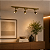 Trilho Eletrificado 1 Metro com 3 Spots LED 10W Luz Branco Frio 6000K Direcionáveis Ouro Velho Fosco Bivolt - Imagem 3