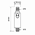 Conector Articulado de Aço M10 Cromado com Articulação de 90° e Giro 360° para Luminárias, Pendentes, Lustres e Spots - Imagem 5