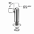 Conector Articulado de Aço M10 Cromado com Articulação de 90° e Giro 360° para Luminárias, Pendentes, Lustres e Spots - Imagem 3