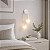 Arandela Branca Fosca de Parede Duo com 2 Globos de Vidro Branco – G9 - Imagem 3