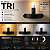 Luminária de Teto Plafon TRI em Metal com Soquete E27 para 1 Lâmpada Preto - Imagem 2