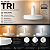 Luminária de Teto Plafon TRI em Metal com Soquete E27 para 1 Lâmpada Branco - Imagem 2