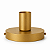 Luminária de Teto Plafon TRI em Metal com Soquete E27 para 1 Lâmpada Dourado - Imagem 4