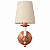 Arandela Colonial Clássica Cobre de Parede com Cúpula de Linho Luminária Decorativa para Sala, Quarto e Hall - Imagem 2