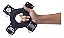 Suporte de Polipropileno X Preto com 4 Rodas 21cm - Imagem 1