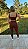 Conjunto Legging e Top Vênus Duo Marrom - Imagem 2