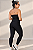 Conjunto Legging e Top Halter Preto - Imagem 2