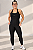 Conjunto Legging e Top Halter Preto - Imagem 1