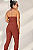 Conjunto Legging e Top Halter Telha - Imagem 2