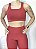 Conjunto Legging e Top Barbell Vermelho - Imagem 1
