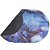Tapete Antiderrapante absorvente Oval Lama de Diatomaceas 58x38cm Mármore Azul - Imagem 2