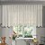 Cortina de Renda com Bandô para Cozinha Clássica Tulipinhas Interlar 200x80x20cm Marfim - Imagem 1