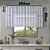 Cortina de Renda com Bandô para Cozinha Clássica Arabesco Interlar 200x80x20cm Branca - Imagem 4