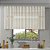 Cortina de Renda com Bandô para Cozinha Clássica Arabesco Interlar 100x80x20cm Marfim - Imagem 1