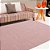 Tapete para Sala ou Quarto Retangular Jolitex Vip 140x200cm Rosê - Imagem 1