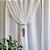 Cortina de Renda com Forro Clássica Olímpia Interlar 350x220cm Branca - Imagem 4