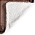 Cobertor Casal Microfibra com Sherpa Jolitex Tranças Café 180x220cm - Imagem 3