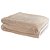 Cobertor Casal Microfibra com Sherpa Jolitex Tranças Bege 180x220cm - Imagem 2