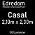 Edredom Casal Dupla Face Trend Europa Nevada - Imagem 5
