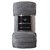 Cobertor Casal Kacyumara Toque de Seda 180x220cm Blanket 300 g/m² Cinza - Imagem 1