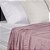 Manta Solteiro Corttex Home Design 150x200cm Rosa Antigo - Imagem 2