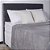 Manta Solteiro Corttex Home Design 150x200cm Cinza - Imagem 3
