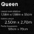 Jogo de Cama Queen Size Dohler 150 Fios 4 Peças Vênus - Imagem 5