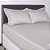 Jogo de Cama Queen Size Altenburg 3 Peças 200 Fios Algodão Lux Inspire Cinza - Imagem 3