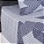 Jogo de Cama Queen Size 150 Fios Corttex 4 Peças Attuale Azul 1 - Imagem 3