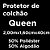 Protetor de Colchão Impermeável Queen Size Sultan 160x200x40cm Taúpe - Imagem 4