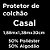 Protetor de Colchão Impermeável Casal Sultan 138x188x30cm Bege - Imagem 4
