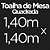Toalha de Mesa Quadrada 4 Lugares Natal Karsten 140x140cm Fábula do Noel - Imagem 5
