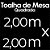 Toalha de Mesa Quadrada 8 Lugares Dohler Clean Passion 200x200cm Bege - Imagem 5