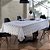 Toalha de Mesa Retangular 8 Lugares Renda Clássica Arabesco Interlar 150x250cm Branca - Imagem 1