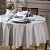 Toalha de Mesa Redonda 4 Lugares Dohler Requinte 160cm TJ-5795 Prata - Imagem 1