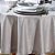 Toalha de Mesa Redonda 4 Lugares Dohler Requinte 160cm TJ-5795 Prata - Imagem 2