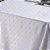 Toalha de Mesa Retangular 6 Lugares Dohler Requinte 140x210cm TJ-5796 Branca - Imagem 2