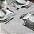 Toalha de Mesa Retangular 6 Lugares Dohler Requinte 140x210cm TJ-5795 Prata - Imagem 4