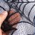 Toalha Centro de Mesa Halloween Teia de Aranha Preto 51 cm Kit com 4 Peças - Imagem 2