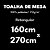 Toalha de Mesa Retangular 8 Lugares Dohler Requinte 160x270cm TJ-5795 Prata - Imagem 5