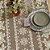 Toalha de Mesa Oval 6 Lugares Renda Interlar Rose Cru - Imagem 2
