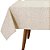 Toalha de Mesa Retangular 6 Lugares Dohler Clean Linhares 160x220cm Paloma - Imagem 3