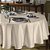 Toalha de Mesa Redonda 4  Lugares Dohler Requinte 160cm TJ-5796 Bege - Imagem 1