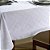 Toalha de Mesa Retangular 6 Lugares Dohler Requinte 140x210cm TJ-5795 Branca - Imagem 3