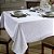 Toalha de Mesa Retangular 8 Lugares Dohler Requinte 160x270cm TJ-5795 Branca - Imagem 1