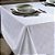 Toalha de Mesa Retangular 8 Lugares Dohler Requinte 160x270cm TJ-5795 Branca - Imagem 2