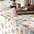 Toalha de Mesa Retangular 6 Lugares Dohler Clean Athenas 140x210cm Ester - Imagem 4