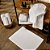 Toalha de Rosto Hotelaria Deluxe Appel  50x78cm 450 g/m² Branca - Imagem 4