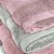 Jogo de Toalhas de Banho 4 Peças Super Soft Zero Twist Corttex Rosa/Verde - Imagem 2